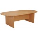 Olton Large Slab Leg Boardroom Meeting Table